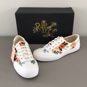 Rifle Paper Co for Keds Tournament in Lively White